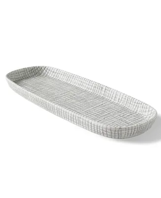 Cassadecor Cestino Embossed Porcelain Tray