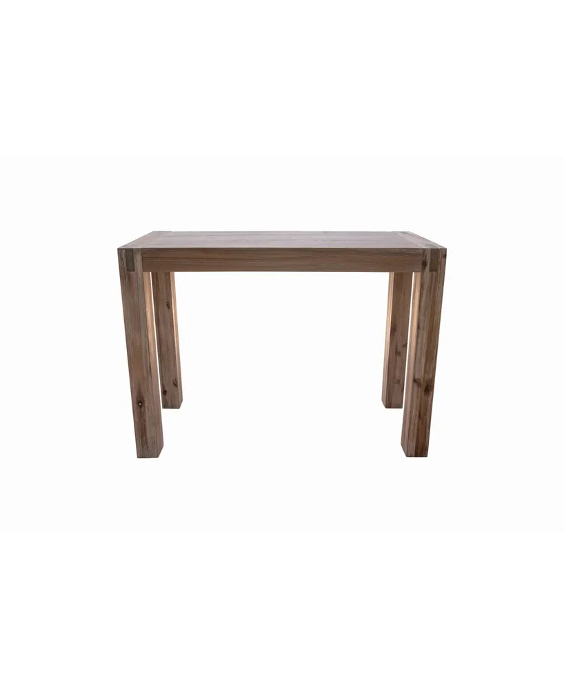 Woodstock Acacia Wood With Metal Inset Console Table