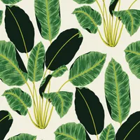 Genenieve Gorder For Tempaper Hojas Cubanas Peel and Stick Wallpaper