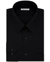 Van Heusen Men's Bigger Fit Wrinkle Free Poplin Solid Dress Shirt