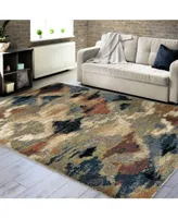 Orian Next Generation Diamond Heather Sunshine 5'3" x 7'6" Area Rug