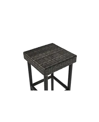 Palm Harbor Outdoor Wicker Counter Height Stool (Set Of 2)