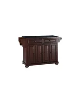 Alexandria Solid Granite Top Kitchen Island