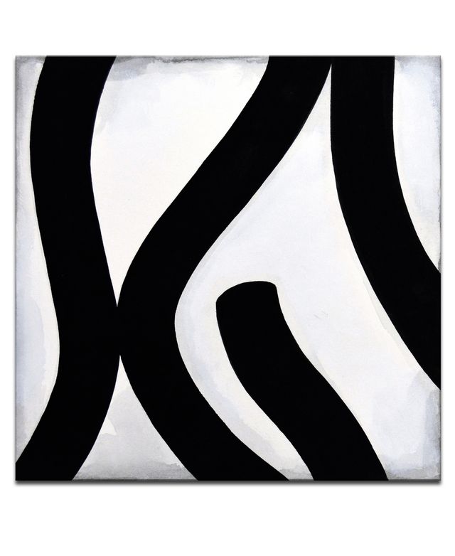 Ready2HangArt, 'Lines I' Shape Canvas Wall Art