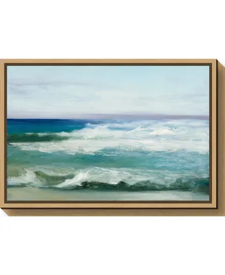 Amanti Art Azure Ocean by Julia Purinton Canvas Framed Art
