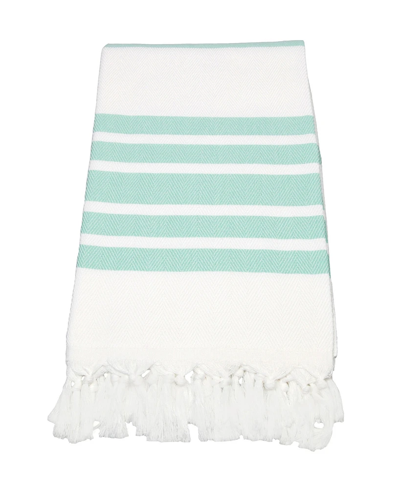 Linum Home Herringbone Pestemal Beach Towel