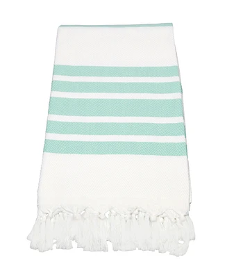 Linum Home Herringbone Pestemal Beach Towel