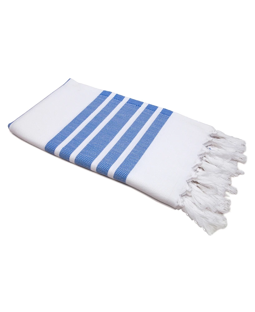 Linum Home Herringbone Pestemal Beach Towel