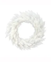 Vickerman 48 inch Sparkle White Spruce Artificial Christmas Wreath Unlit