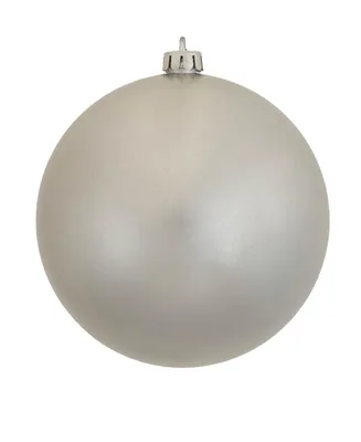 Vickerman 12" Silver Candy Ball Christmas Ornament