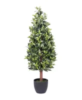 Vickerman 4' Artificial Bay Tree in Pot