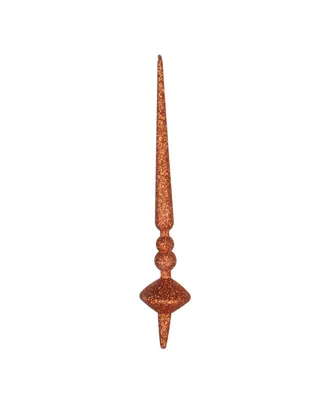 Vickerman 12" Copper Glitter Cupola Finial