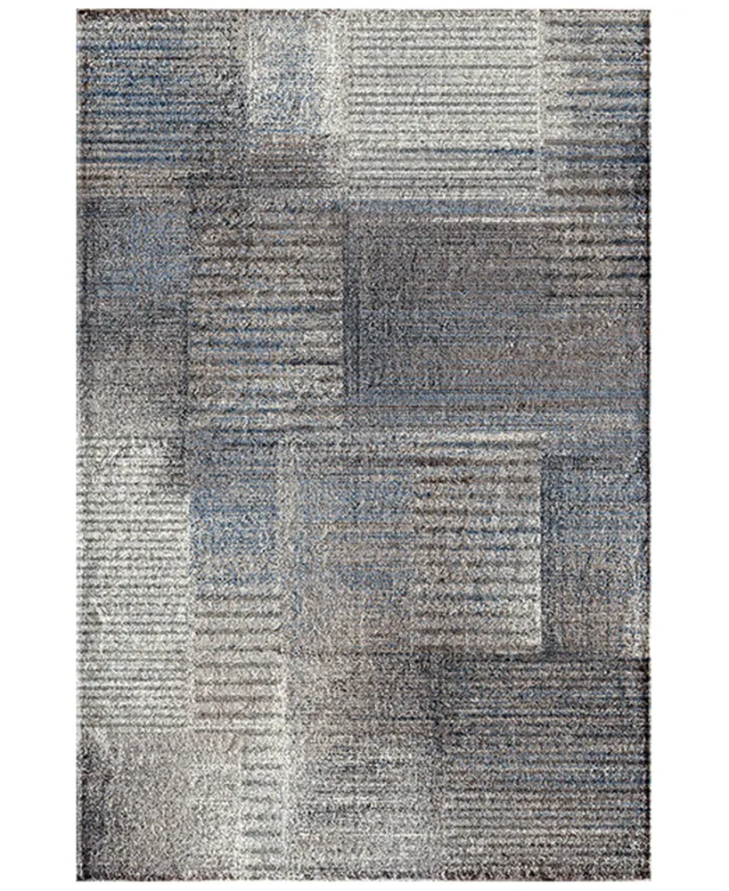 Km Home Atlanta Rain Multi/Dusk 7'10" x 9'10" Area Rug