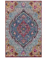 Closeout! Surya Anika Ani-1015 Aqua 5'3" x 7'3" Area Rug