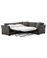 Elliot Ii 108" Fabric 2-Pc. Sleeper Sofa Sectional, Created for Macy's