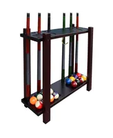 Blue Wave Classic Floor Billiard Pool Cue Rack