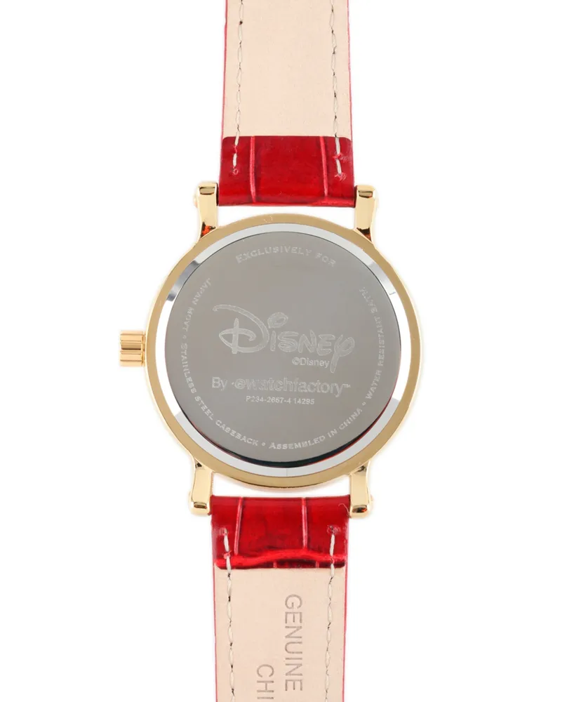 Disney Mickey Mouse Men's Shiny Gold Vintage Alloy Watch