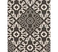 Livabliss Alfresco Alf-9637 Black 7'6" x 10'9" Area Rug, Indoor/Outdoor