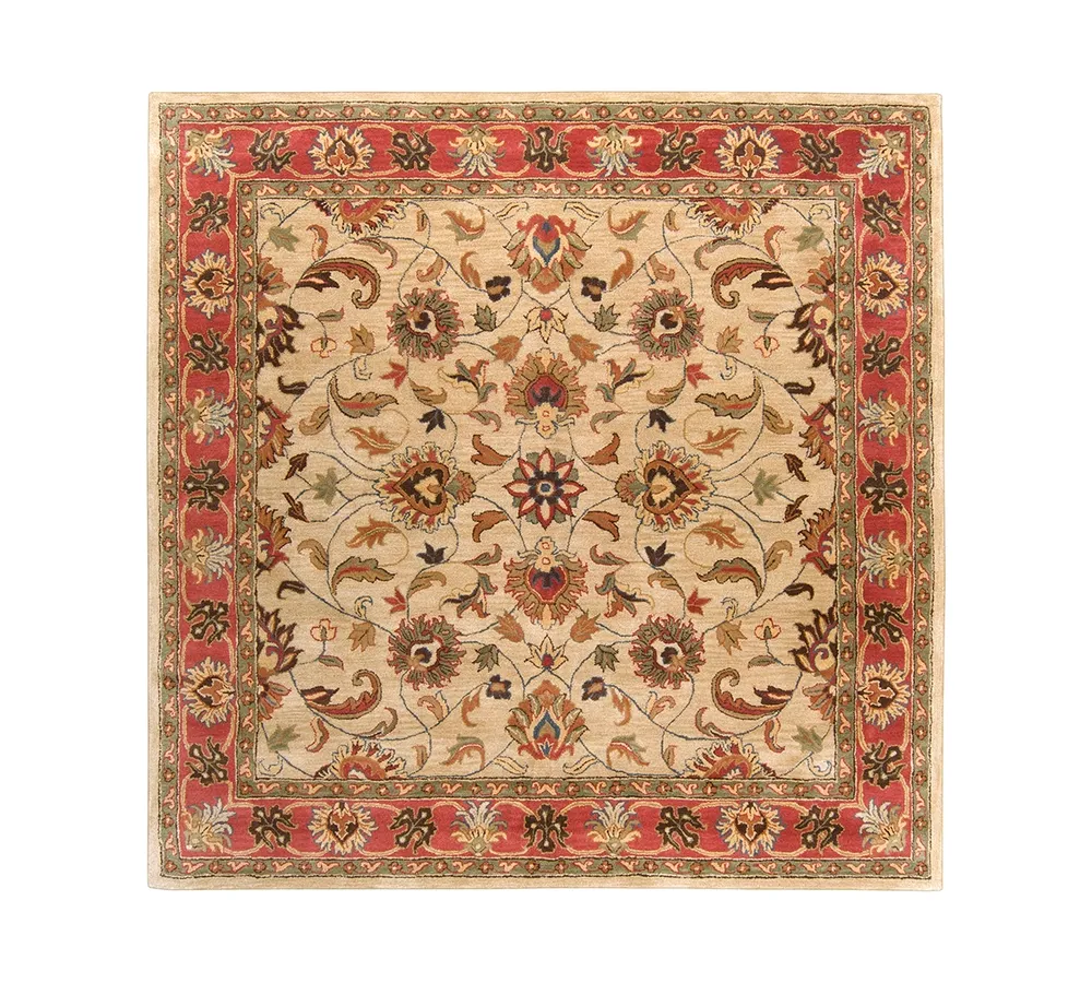 Livabliss Caesar Cae-1001 Camel 4' Square Area Rug