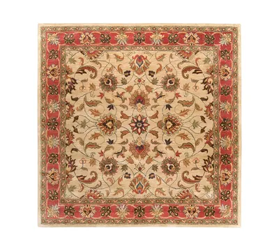 Surya Caesar Cae-1001 Camel 4' Square Area Rug