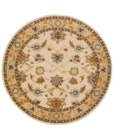 Livabliss Caesar Cae-1010 Khaki 4' Round Area Rug