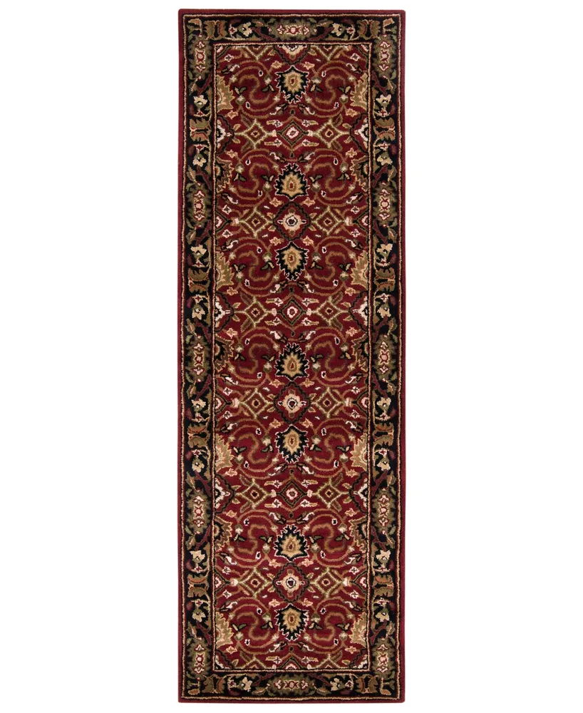 Livabliss Caesar Cae-1031 Burgundy 2'6" x 8' Runner Area Rug