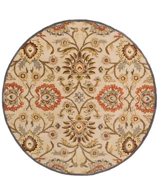 Surya Caesar Cae-1116 Ivory 4' Round Area Rug