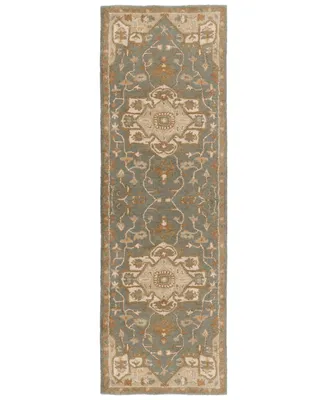 Livabliss Caesar Cae-1144 Medium Gray 2'6" x 8' Runner Area Rug