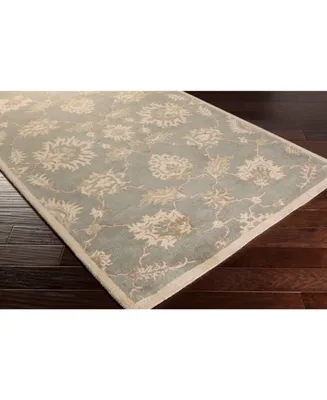 Closeout! Surya Caesar Cae-1156 Medium Gray 6' Square Area Rug