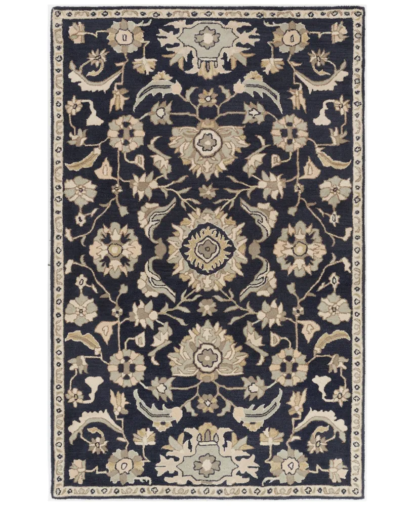 Livabliss Caesar Cae-1164 Ink 5' x 8' Area Rug