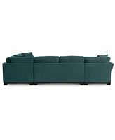 Elliot Ii 138" Fabric 3-Piece Chaise Sleeper Sectional, Created for Macy's