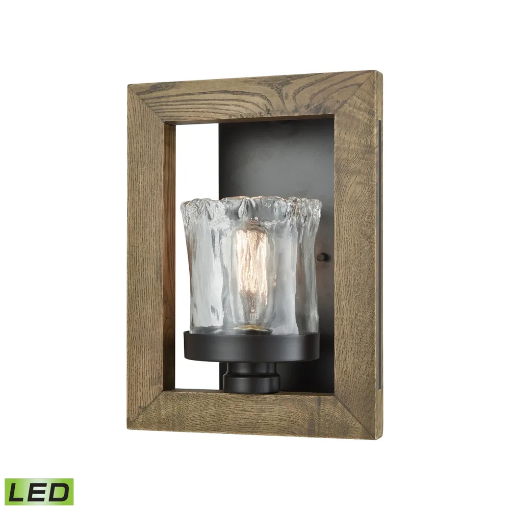 Timberwood 1 Wall Sconce Oil Rubbed Bronze