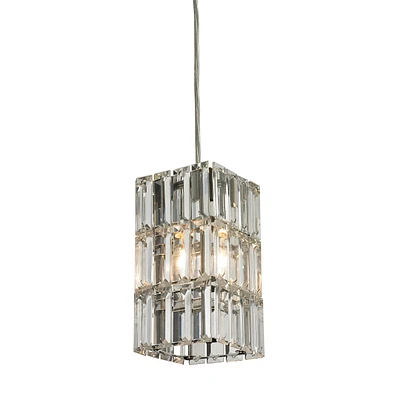 Cynthia Collection 1 light mini pendant in Polished Chrome