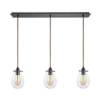 Jaelyn 3 Light Pendant in Oil Rubbed Bronze