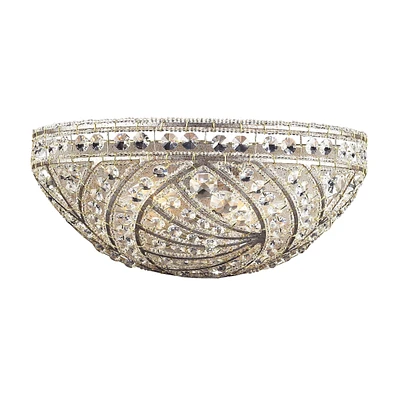 Renaissance Collection 2-Light Pocket Sconce in A Sunset Silver Finish