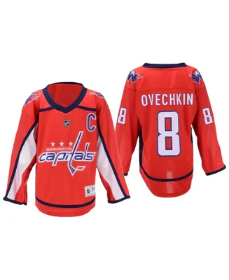 Outerstuff Big Boys and Girls Washington Capitals Home Replica Player Jersey - Alexander Ovechkin