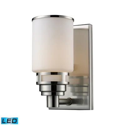 Bryant 1-Light Vanity in Satin Nickel - Led Offering Up To 800 Lumens (60 Watt Equivalent) with Full Scale Dimming Range