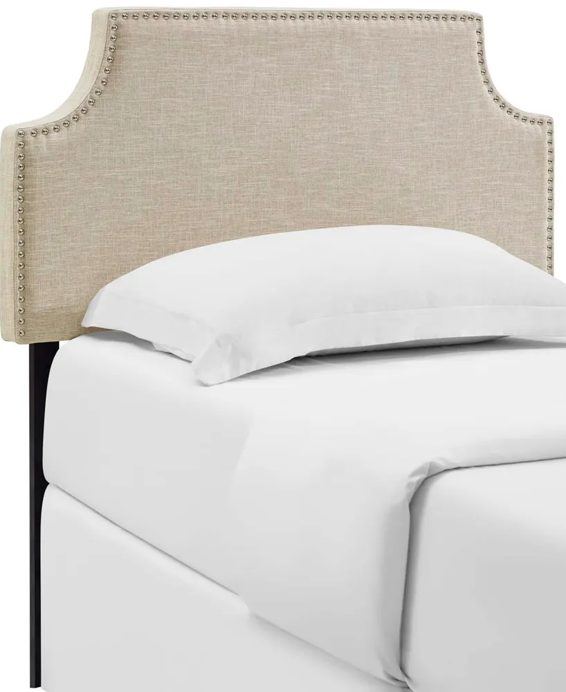 Laura Twin Upholstered Fabric Headboard