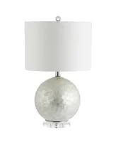 Jonathan Y Zuri Capiz Seashell Sphere Led Table Lamp