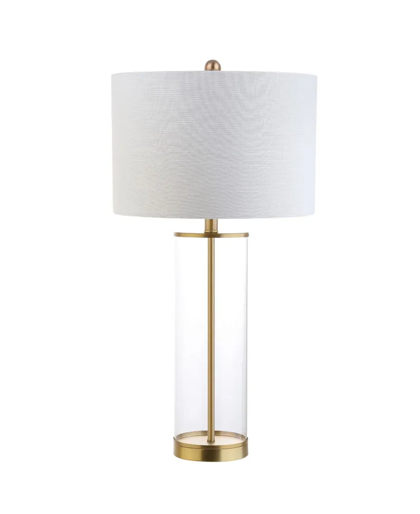 Jonathan Y Collins Glass Led Table Lamp