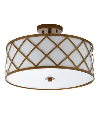 Jonathan Y Elizabeth Metal Led Flush Mount