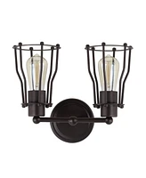 Jonathan Y Evelyn 2-Light Metal Vanity Light