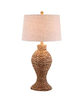 Jonathan Y Elicia Seagrass Weave Led Table Lamp