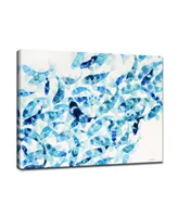 Ready2HangArt 'Aqua Koi' Abstract Canvas Wall Art