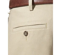 Dockers Men's Comfort Relaxed Pleated Cuffed Fit Khaki Stretch Pants
