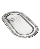 Classic Touch Prism Serving Tray with Diamonds, Candle Tray