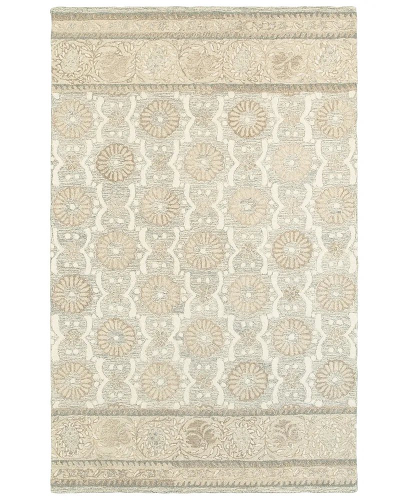 Oriental Weavers Craft 93002 Ash/Sand 5' x 8' Area Rug