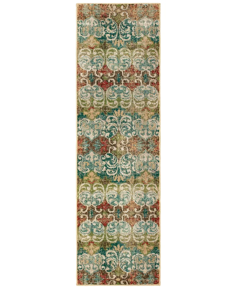 Closeout! Oriental Weavers Dawson 7341B 2'3" x 7'6" Runner Area Rug