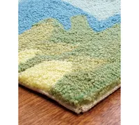 Liora Manne' Ravella 2275 Ocean View Blue 2' x 5' Indoor/Outdoor Area Rug