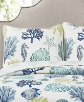 Coastal Reef 3 Pc. Quilt Sets